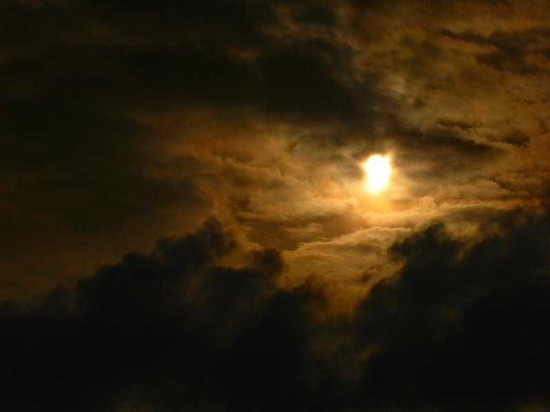 norii din timpul eclipsei